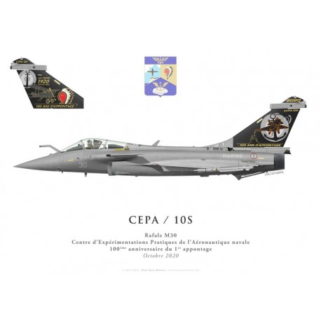 Rafale M30, DET CEPA / 10S, Centenaire du premier appontage, octobre 2020