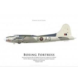 Boeing Fortress II FA696, No 251 (Meteorological) Squadron, Iceland, 1945