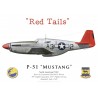 P-51C Mustang, Lt. Harold Brown, 99th Fighter Squadron, 332nd Fighter Group, 1945