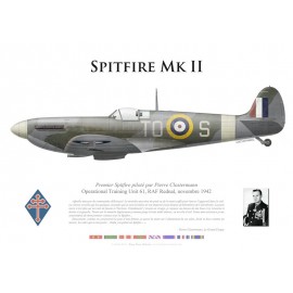 Spitfire Mk II, Operational Training Unit 61, November 1942 - Pierre Clostermann's first Spitfire flight
