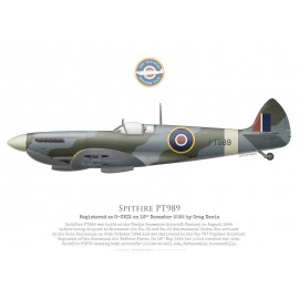 Spitfire Mk IX, PT989, RAF, factory-roll-out