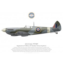 Supermarine Spitfire Mk IX, PT989, RAF, factory-roll-out