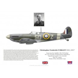 S/L Christopher Currant, Spitfire Mk Vb W3846, No 501 Squadron, 1941
