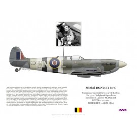S/L Michel Donnet, Spitfire Mk Vc EE613, No 350 (Belgian) Squadron, 1944