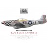 P-51D Mustang "Contrary Mary", Lt Col Roy Caviness, CO 78th Fighter Group, 1945
