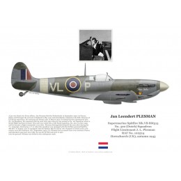 F/L Jan Plesman, Spitfire Mk Vb BM515, No 322 (Dutch) Squadron, 1943