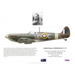 Sgt Keith Chisholm, Spitfire Mk II P7786, No 452 (RAAF) Squadron, 1941