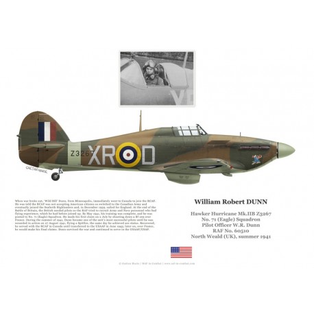 P/O William Dunn, Hurricane Mk IIb Z3267, No 71 (Eagle) Squadron, 1941