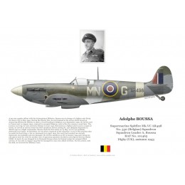 S/L Adolphe Boussa, Spitfire Mk Vc AR498, No 350 (Belgian) Squadron, 1943