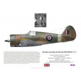 S/L Charles Jeffries, Mohawk Mk IV BB928, No 155 Squadron, India, 1943