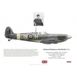 P/O Michael Kilburn, Spitfire Mk VI BR579, No 124 Squadron RAF, Debden, 1942