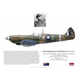 G/C Clive Caldwell, Spitfire Mk VIII A58-484, No 80 Wing RAAF, 1945