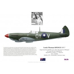 S/L Louis Spence, Spitfire Mk VIII A58-429, No 452 Squadron RAAF, 1944