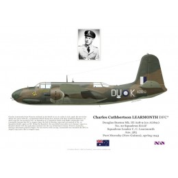 S/L Charles Learmonth, Boston Mk III A28-9, No 22 Squadron RAAF, 1943