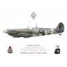 Spitfire Mk IXc MJ586, Pierre Clostermann, No 602 Squadron "City of Glasgow", Royal Air Force, juillet 1944