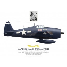 Grumman F6F-5 Hellcat, Capt David McCampbell, Commander Air Group 15, USS Essex, 1944