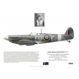 S/L John Ratten, Spitfire Mk Vb BL516, No 453 Squadron RAAF, 1943
