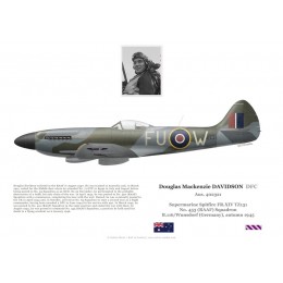 Douglas Davidson, Spitfire FR XIV TZ131, No 453 Squadron RAAF, 1945