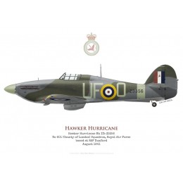Hurricane Mk IIb Z3356, No 601 Squadron, Royal Air Force, August 1941