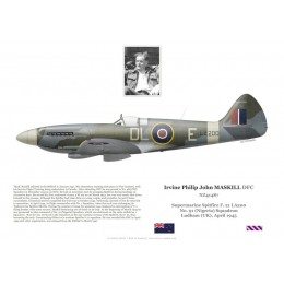 Irvine Maskill, Spitfire F.21 LA200, No 91 (Nigeria) Squadron RAF, 1945