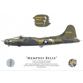 B-17F Flying Fortress "Memphis Belle", 324th BS, 91st BG, USAAF, May 1943