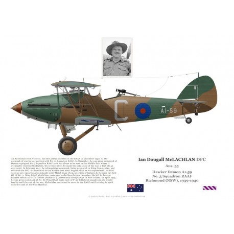 Ian McLachlan, Hawker Demon A1-59, No 3 Squadron RAAF, Richmond, 1939-1940