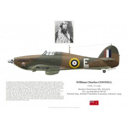 William Connell, Hurricane Mk XII 5579, No 135 Squadron RCAF, 1943