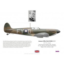 James McComb, Spitfire Mk Ia K9999, No 610 Squadron RAF, 1939