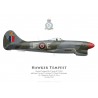 Tempest V, "Le Grand Charles", F/L Pierre Clostermann, No 3 Squadron, Royal Air Force, fin mai 1945