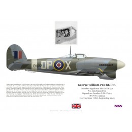 George Petre, Hawker Typhoon Mk IB EK132, No 193 Squadron RAF, 1943