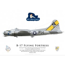 B-17G Flying Fortress "Ice Cold Katy" , 612th BS, 401st BG, USAAF, October 1944
