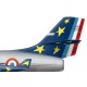 MD.450 Ouragan No 317, Patrouille de France 1956, Escadron de Chasse 3/4 , French air force“Flandres”