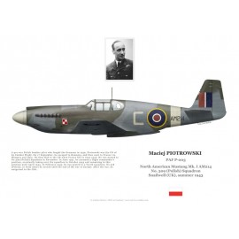 Maciej Piotrowski, Mustang Mk I AM214, No 309 (Polish) Squadron RAF, 1943