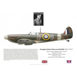 W/C Douglas Bader, Spitfire Mk II, Tangmere Wing, printemps 1941