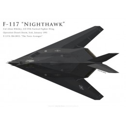 F-117A “Nighthawk”, Col. Alton Whitley, 37th TFW, Operation Desert Storm, 1991