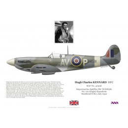 Hugh Kennard DFC, Spitfire Mk Vb M581, No 121 (Eagle) Squadron RAF, 1942