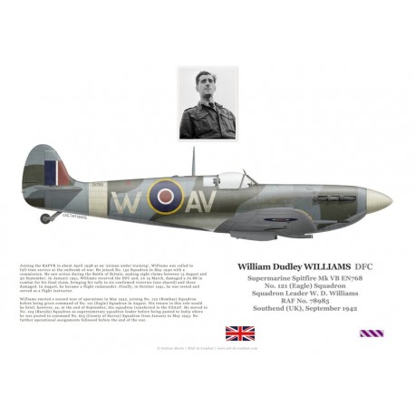 William Williams DFC, Spitfire Mk Vb EN768, No 121 (Eagle) Squadron RAF, 1942