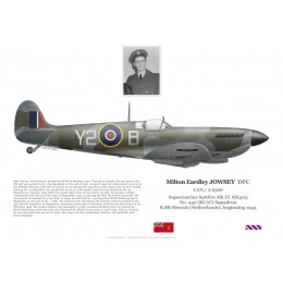 Milton Jowsey DFC, Spitfire Mk IX MK303, No 442 (Canadian) Squadron RAF, 1945