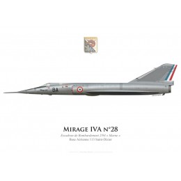 Mirage IVA 28, Escadron de Bombardement 2/94 "Marne", BA 113 Saint-Dizier