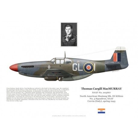 Thomas MacMurray, Mustang Mk III KH622, No 5 Squadron SAAF, 1945