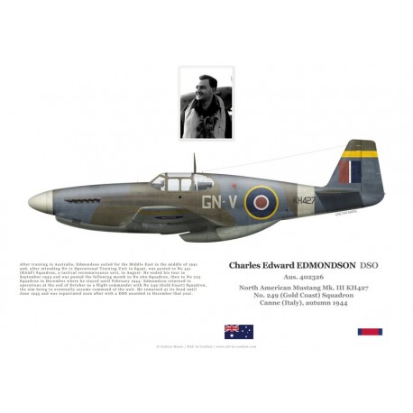 Charles Edmondson DSO, Mustang Mk III KH427, No 249 Squadron RAF, 1944