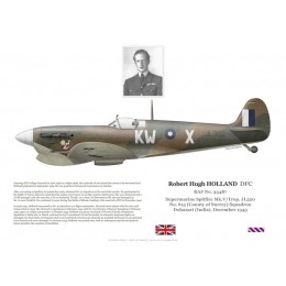 Robert Holland DFC, Spitfire Mk V JL320, No 615 Squadron RAF, Inde, 1943