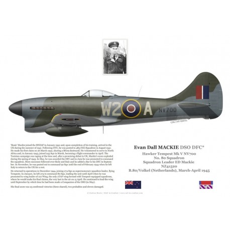 Robert Spurdle DFC, Tempest Mk V EJ705, No 80 Squadron RAF, 1944