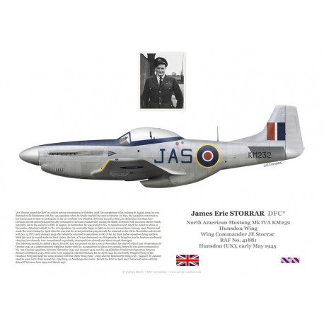 W/C James Storrar, Mustang Mk IVA KM232, Hunsdon Wing, early May 1945