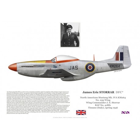 W/C James Storrar, Mustang Mk IVA KM264, No 239 Wing, 1946