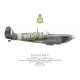Spitfire Mk V P7297, S/L John Thompson, OC No 350 (Belgian) Squadron RAF, décembre 1941