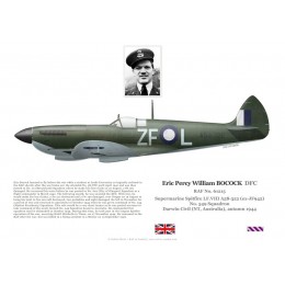 Eric Bocock DFC, Spitfire Mk VIII A58-322, No 549 Squadron RAF, Australie, 1944