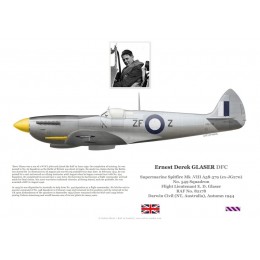 F/L Ernest Glaser, Spitfire Mk VIII A58-379 (ex-KG270), No 549 Squadron, 1944