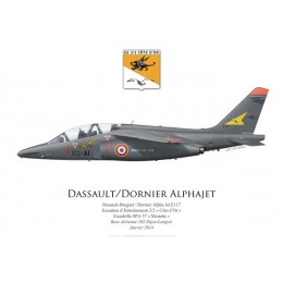 Alpha Jet E, Escadron d’Entraînement 2/2 "Côte d’Or", SPA 57 "Mouette", BA 102 Dijon-Longvic, 2014