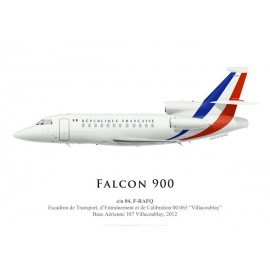 Falcon 900 F-RAFQ, ETEC 00.065 “Villacoublay”, BA 107 Villacoublay, 2012